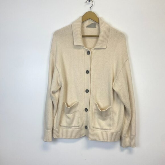 Everlane Cotton Chore Sweater Jacket - Picture 3 of 15